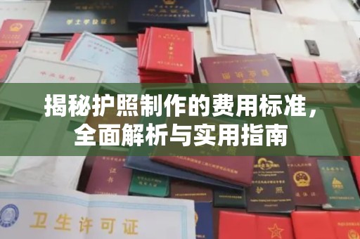 平坝揭秘护照制作的费用标准，全面解析与实用指南